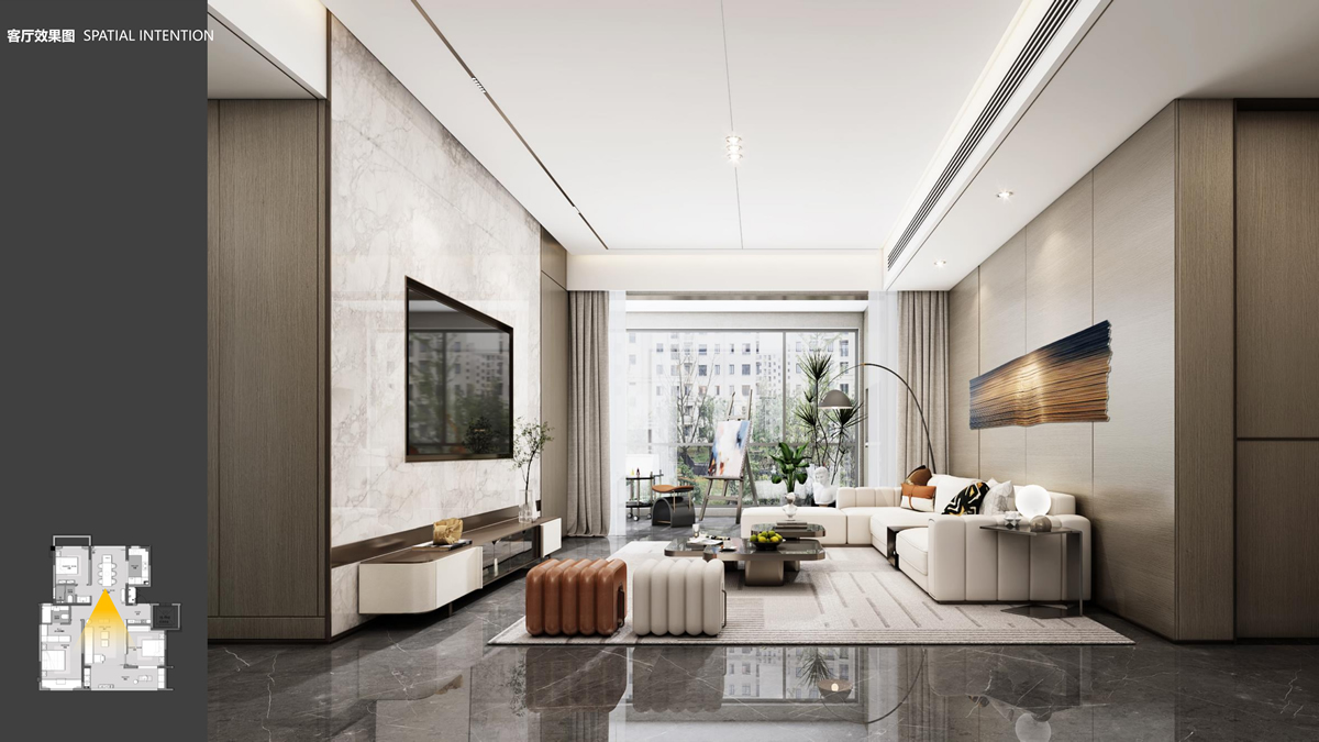 淮北.籣墅香汐洋房A户型精装修