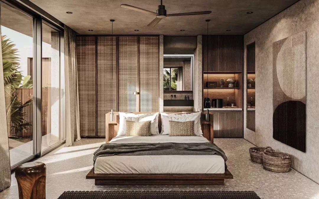 淮北民宿---侘寂风民宿客房设计