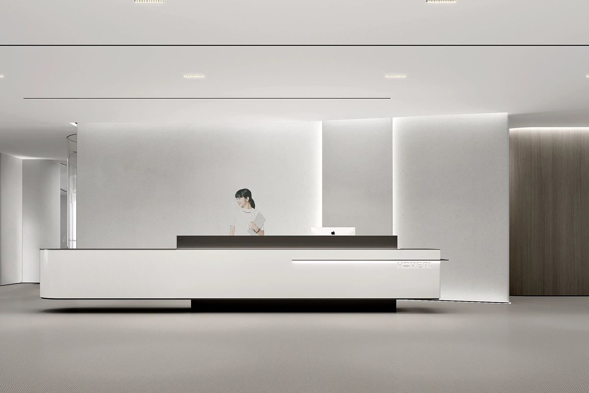 安徽安然科技800平方办公室装修