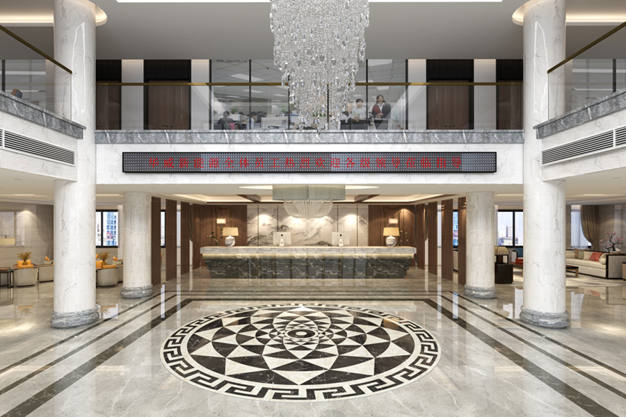 芜湖华威5400平方办公楼装修