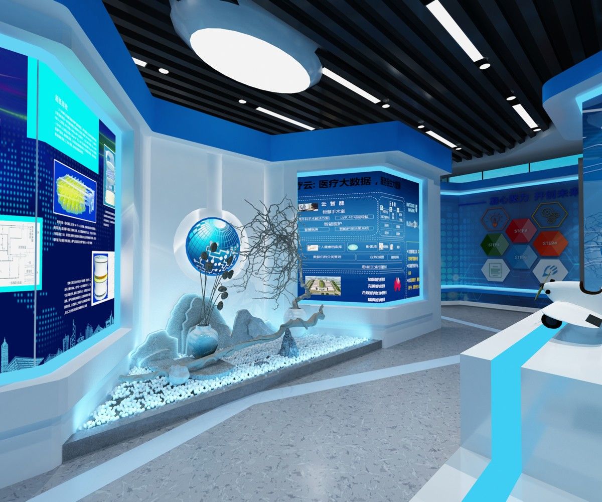 阜阳科技（阜阳）有限公司-科技展厅装修(图6)