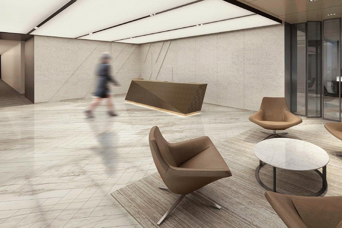 合肥某高档红酒800平方办公室装修