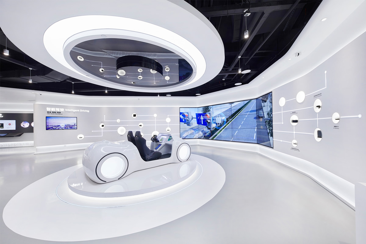 上海某科技公司400平方展厅装修